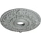 Ekena Millwork Rose Ceiling Medallion (Fits Canopies up to 7 1/4"), 18"OD x 3 1/2"ID x 1 1/2"P, Primed White CM18RO - alternate 4